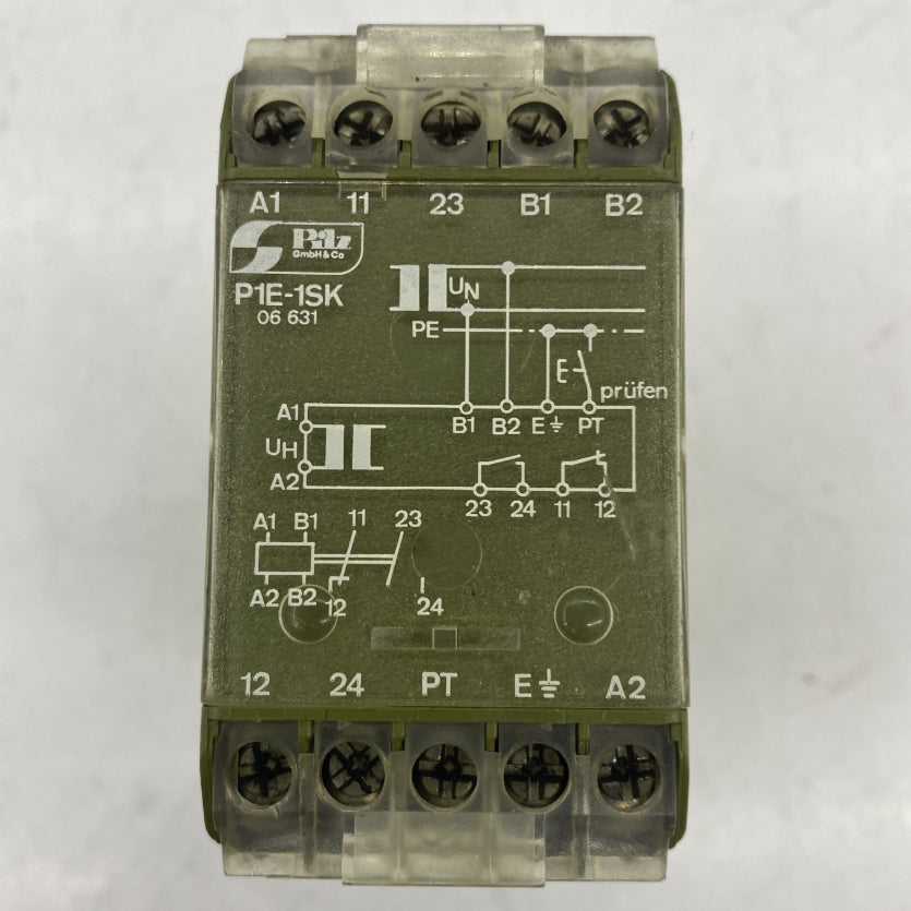 Pilz P1E-1SK Emniyet Rölesi Kontrol Modülü - Safety Relay