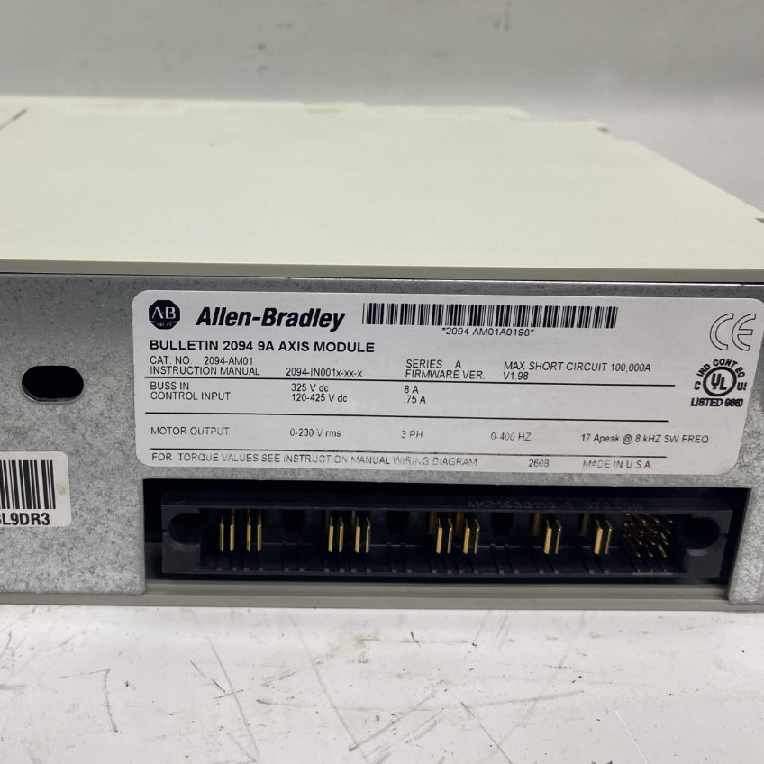 Allen-Bradley Kinetix 6000 AM Eksen Modülü - 460V 9A