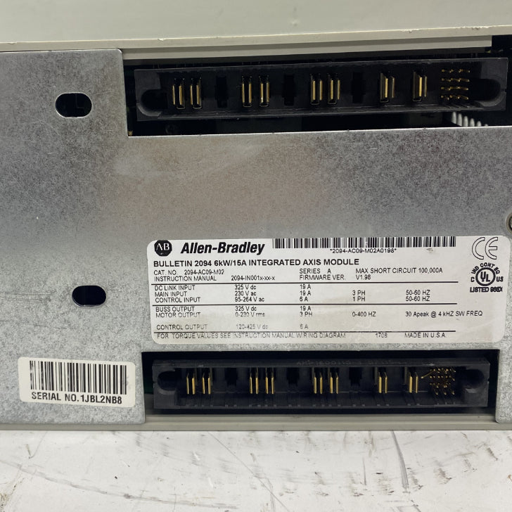 Allen-Bradley Kinetix 6000 IAM Entegre Ekseni Kontrol Modülü