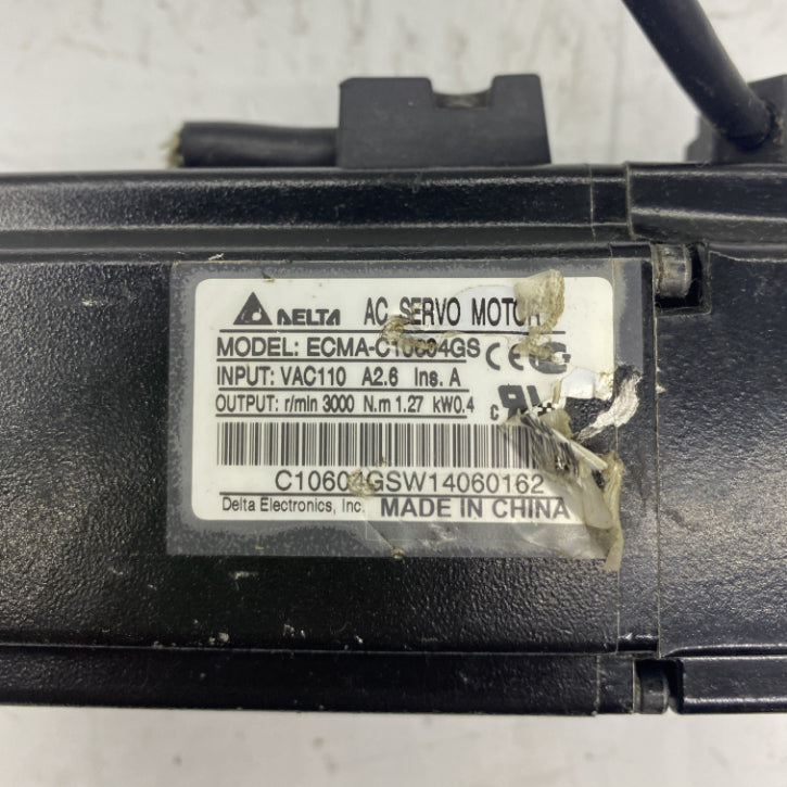 Delta ECMA-C10604GS ASDA-A2 Serisi 400W Yağ Keçeli Servo Motor