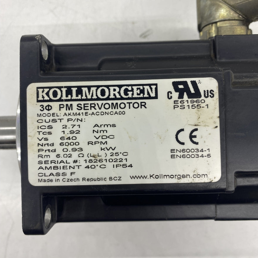 Kollmorgen AKM Serisi Yüksek Performanslı Servo Motor