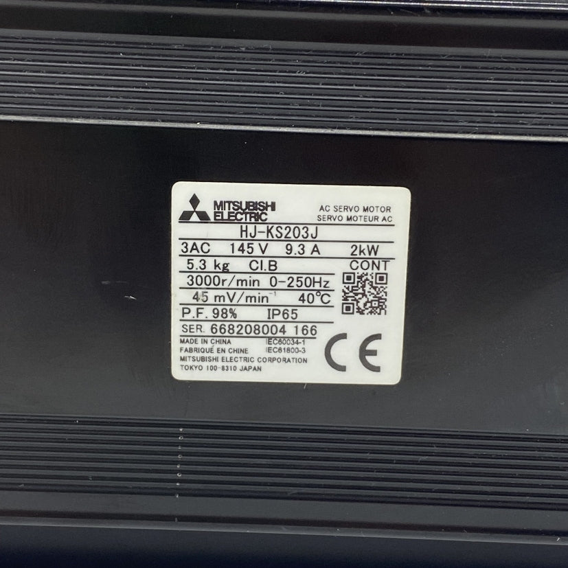 Mitsubishi HJ-KS203J 200W Yüksek Verimli Servo Motor