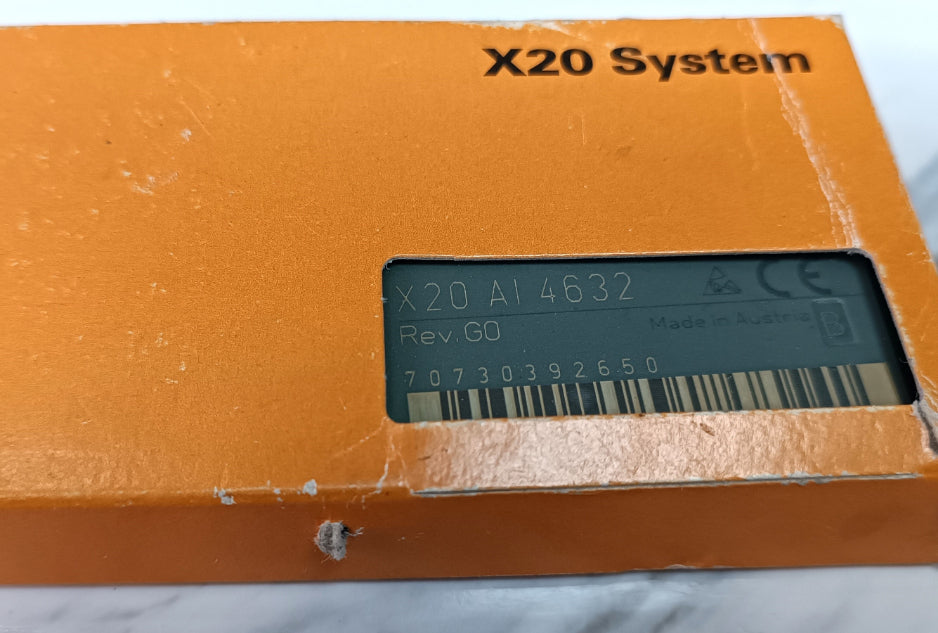 B&R X20 System 4 Kanal Analog Giriş Modülü - ±10V / 0-20mA
