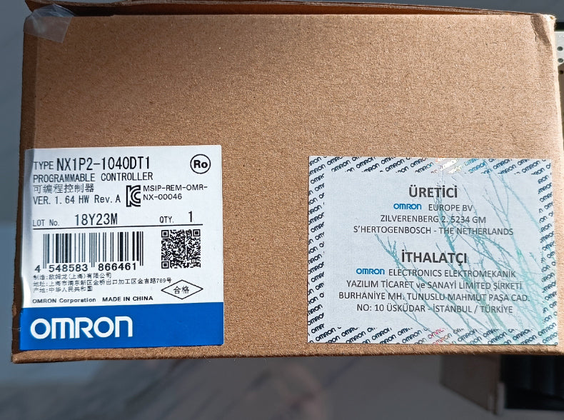 Omron NX1P2-1040DT1 Kompakt PLC - 24 Giriş 16 Çıkış NPN