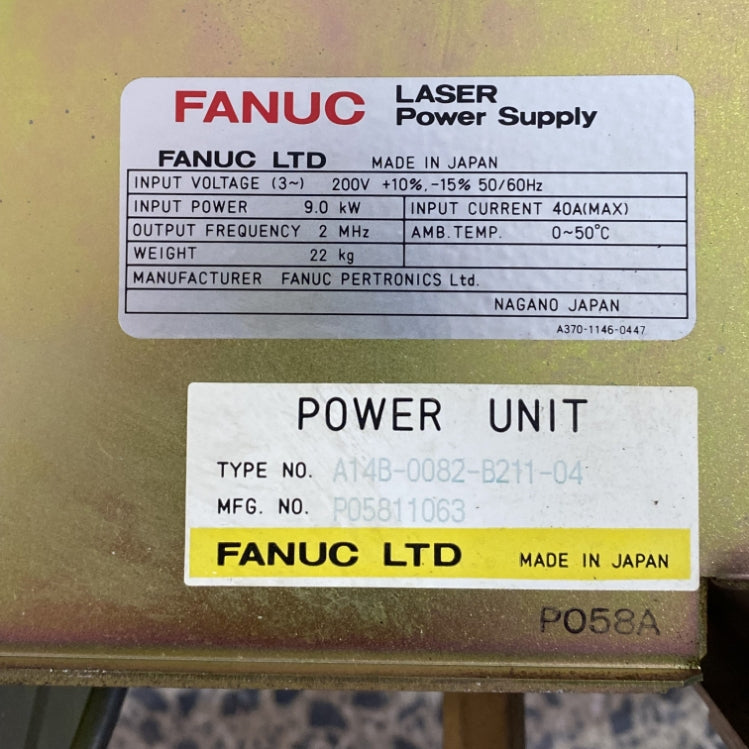 Fanuc A14B-0082-B211 Güç Modülü Sürücü