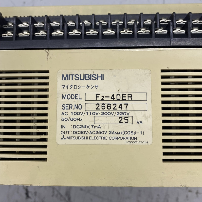 Mitsubishi F2-40E I/O Modülü Plc