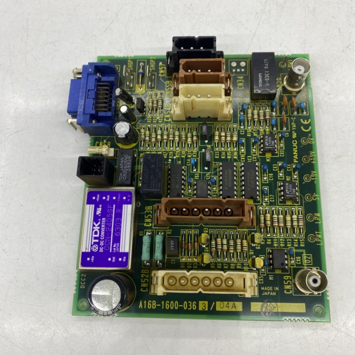 Fanuc A16B-1600-036 CNC Anakart
