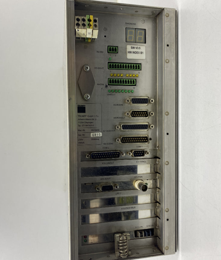 Trumpf SW V3.5 HW INDEX B1 Kontrol Kartı Servo Sürücü