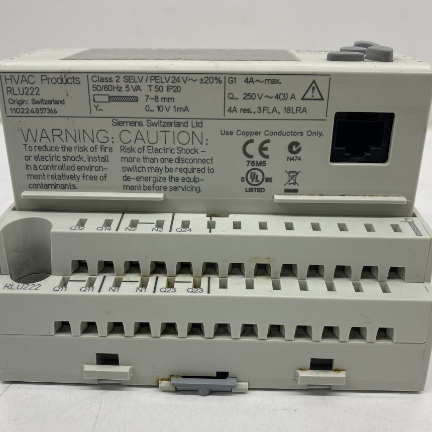 Siemens RLU222 HVAC Kontrol Modül