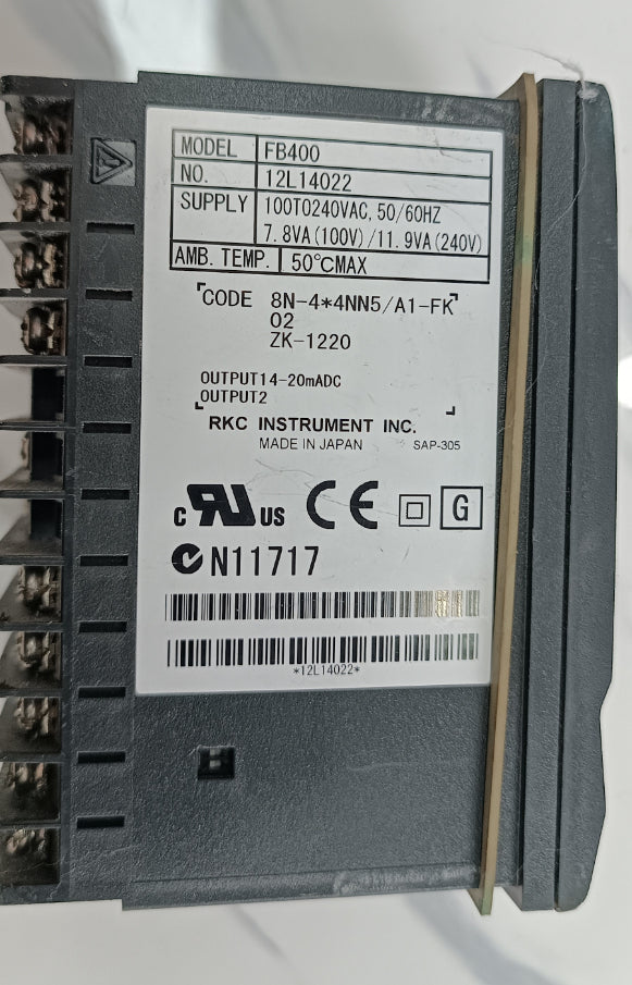 Rkc FB400 Proses Kontrol Sıcaklık Kontrol