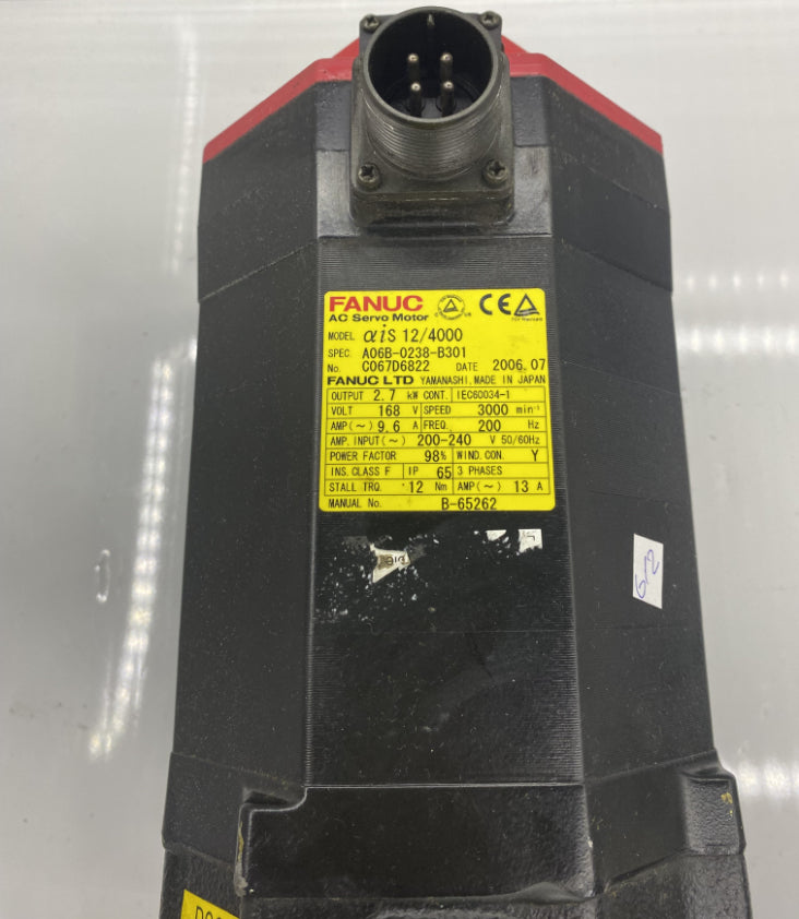 Fanuc A06B-0238-B301 Servo Motor