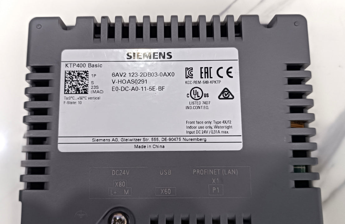 Siemens 6AV2123-2DB03-0AX0 HMI Panel Ekran