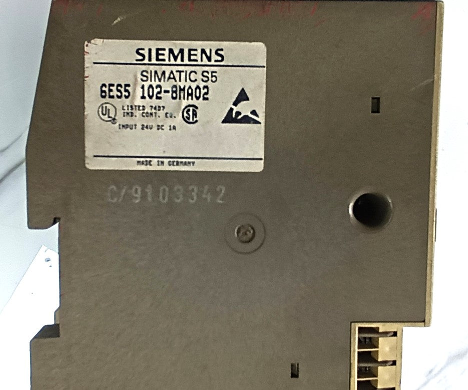 Siemens 6ES5102-8MA02 PLC CPU