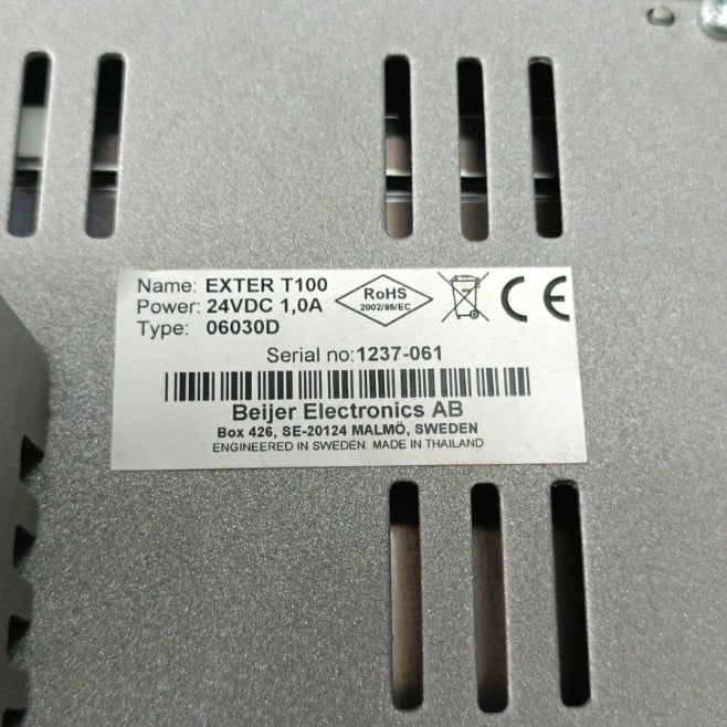 Beijer EXTER T100 HMI Panel Ekran