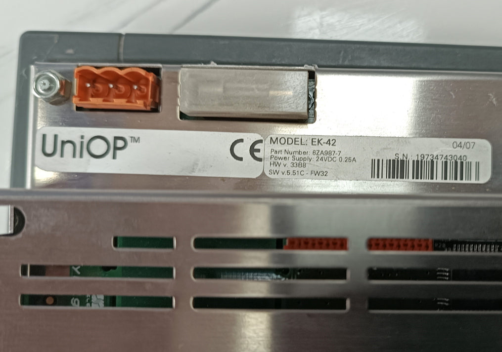 Uniop EK-42 HMI Panel Ekran