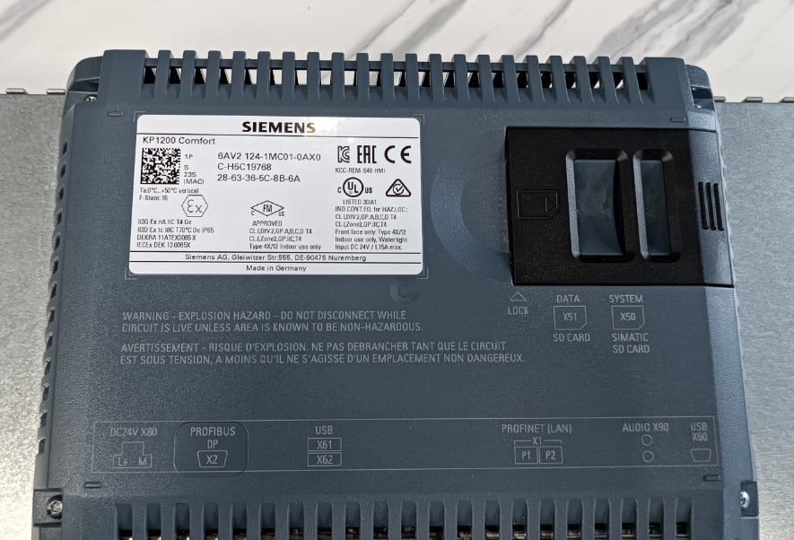 Siemens 6AV2124-1MC01-0AX0 HMI Panel Ekran