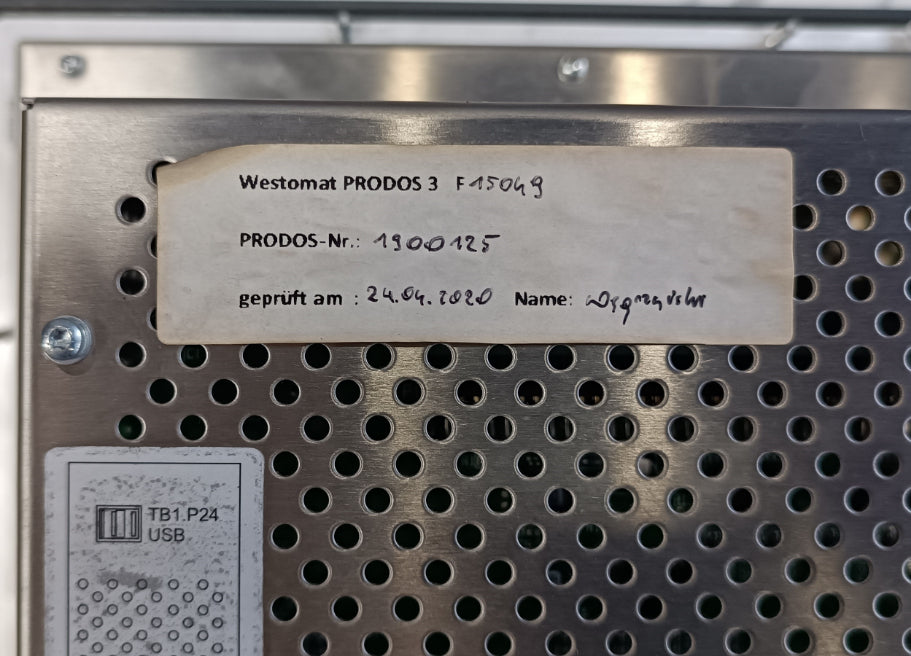 Eckelmann PRODOSXP20 CNC Kontrolör Panel Ekran