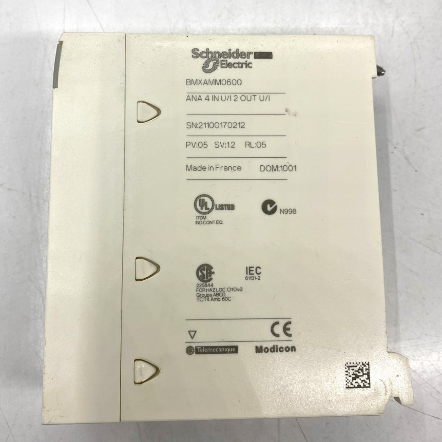 Schneider BMXAMM0600 Karma Analog Modül Plc