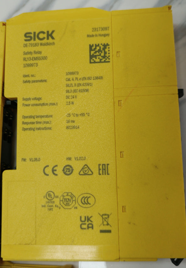 Sick RLY3-EMSS300 Emniyet Rölesi Role Kartı