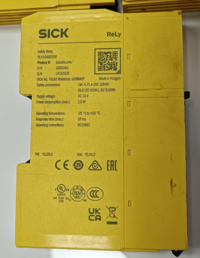 Sick RLY3-OSSD200 Emniyet Rölesi Röle