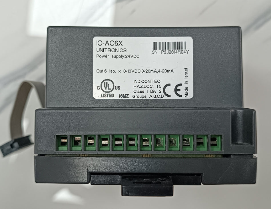Unitronics IO-AO6X Analog Çıkış Plc