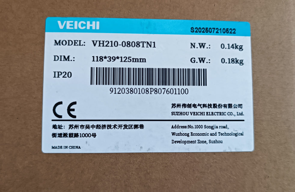 Veichi VH210-0808TN1 PLC Ana Ünite Plc
