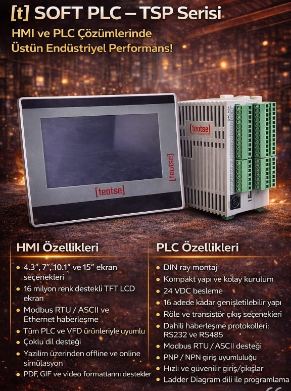 Teotse TP15307 HMI Panel Ekran