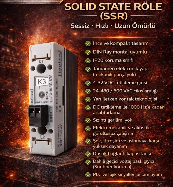 Teotse TSR-RM-50C-1600S Ssr (Solid State Röle)