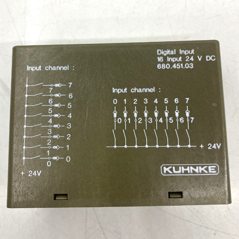 Kuhnke 680.451.03 I/O Modülü Plc