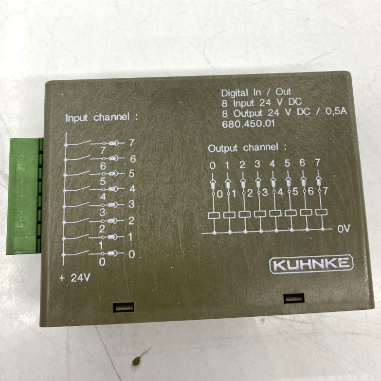 Kuhnke 680.450.01 I/O Kartı Plc