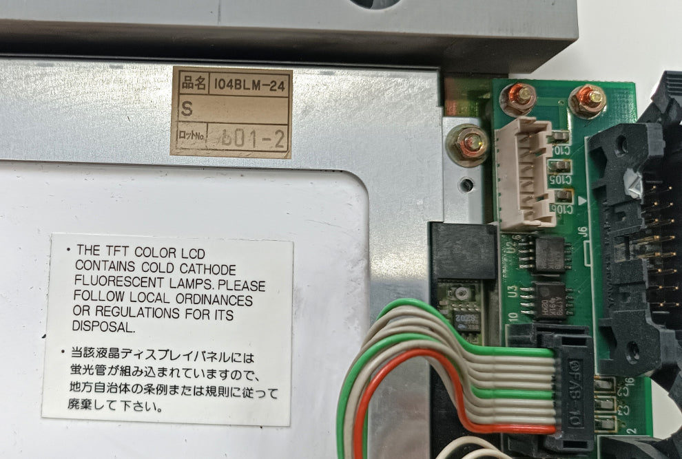 Sodick TD100UF SK2 A Ekran-Panel Kontrol Bileşeni ID00371