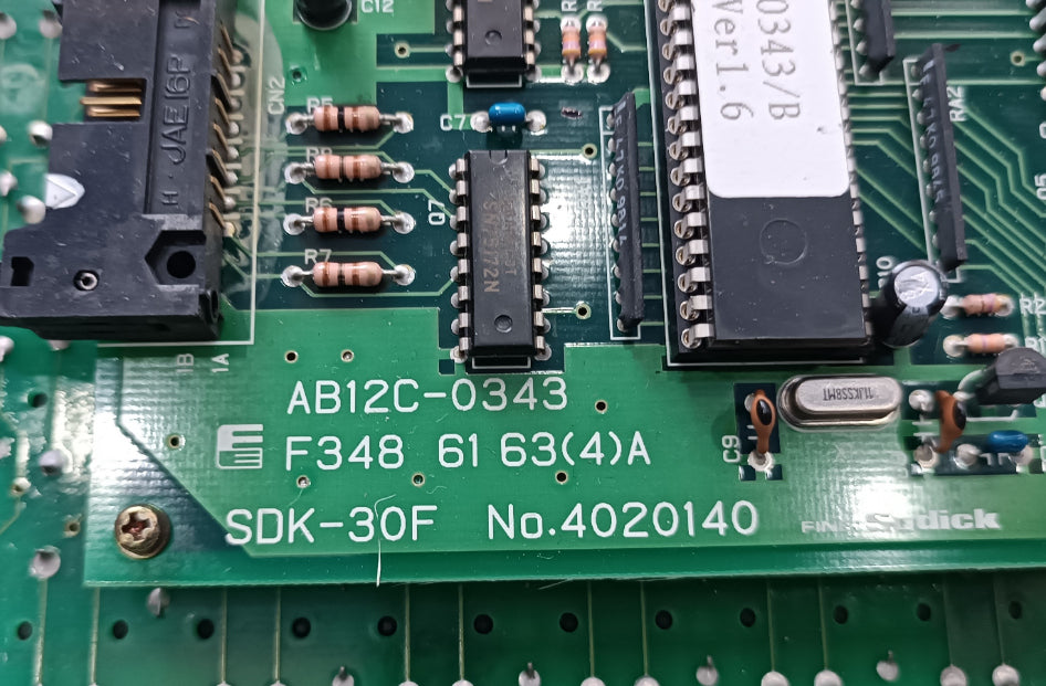 Sodick AB12C-0343 / SDK-30F Anakart İşlemci Kartı No: 4020140