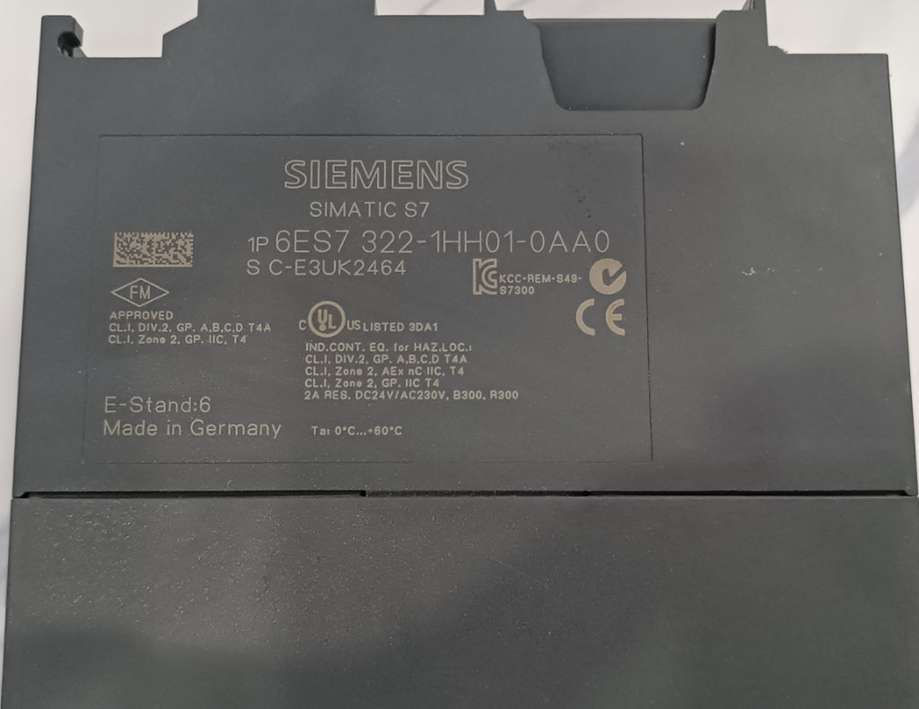 Siemens S7-300 SM 322 6ES7 322-1HH01-0AA0 Çıkış Modülü