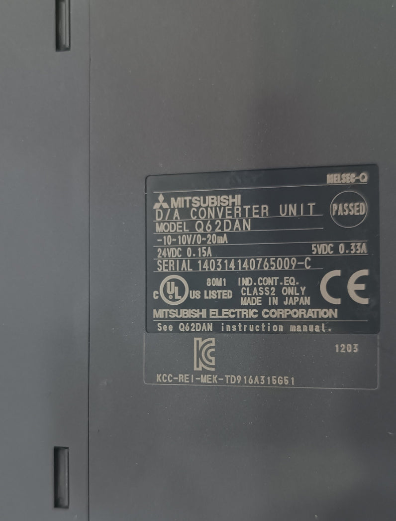 Mitsubishi Q62DAN MELSEC Q Serisi Analog Çıkış Modülü
