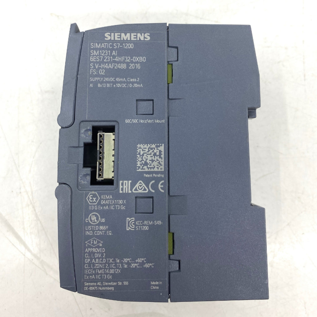 Siemens 6ES7 231-4HF32-0XB0 PLC Analog Giris Modülü