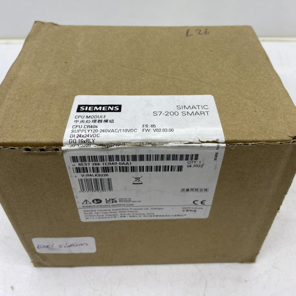 Siemens 6ES7 288-1CR40-0AA1 PLC Merkez Ünite