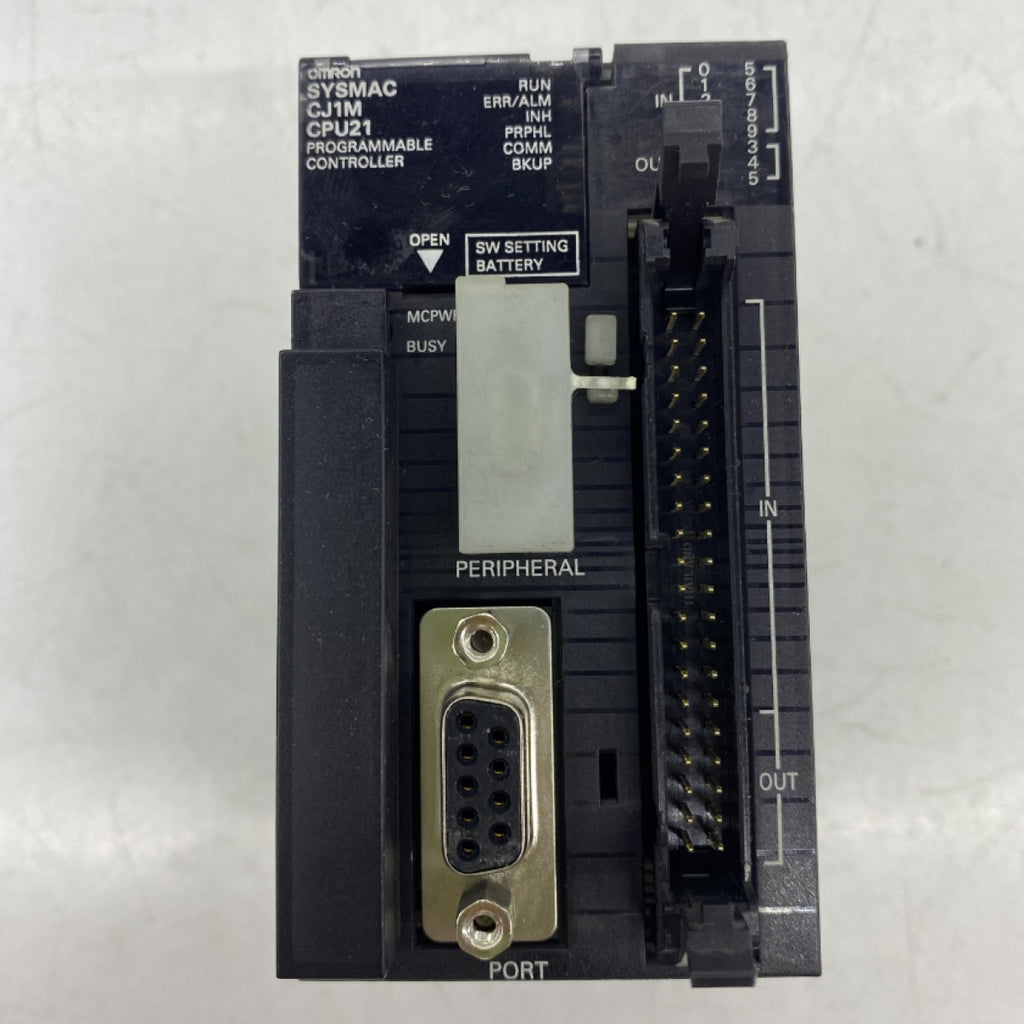 Omron CJ1M-CPU21 PLC Merkez Ünite