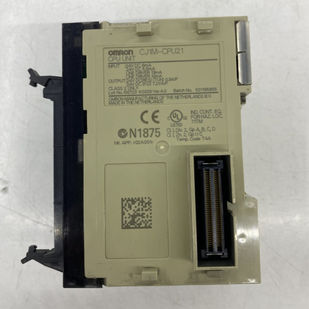 Omron CJ1M-CPU21 PLC Merkez Ünite