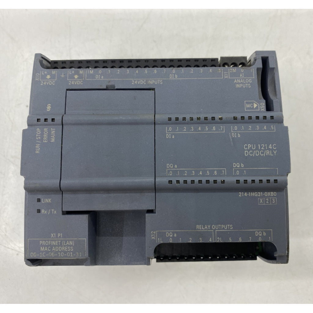 Siemens 6ES7 214-1HG31-0XB0 PLC Merkez Ünite
