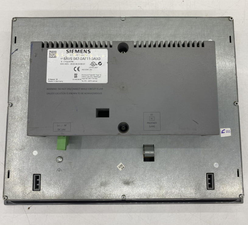 Siemens 6AV6 647-0AF11-3AX0 HMI Dokunmatik Panel