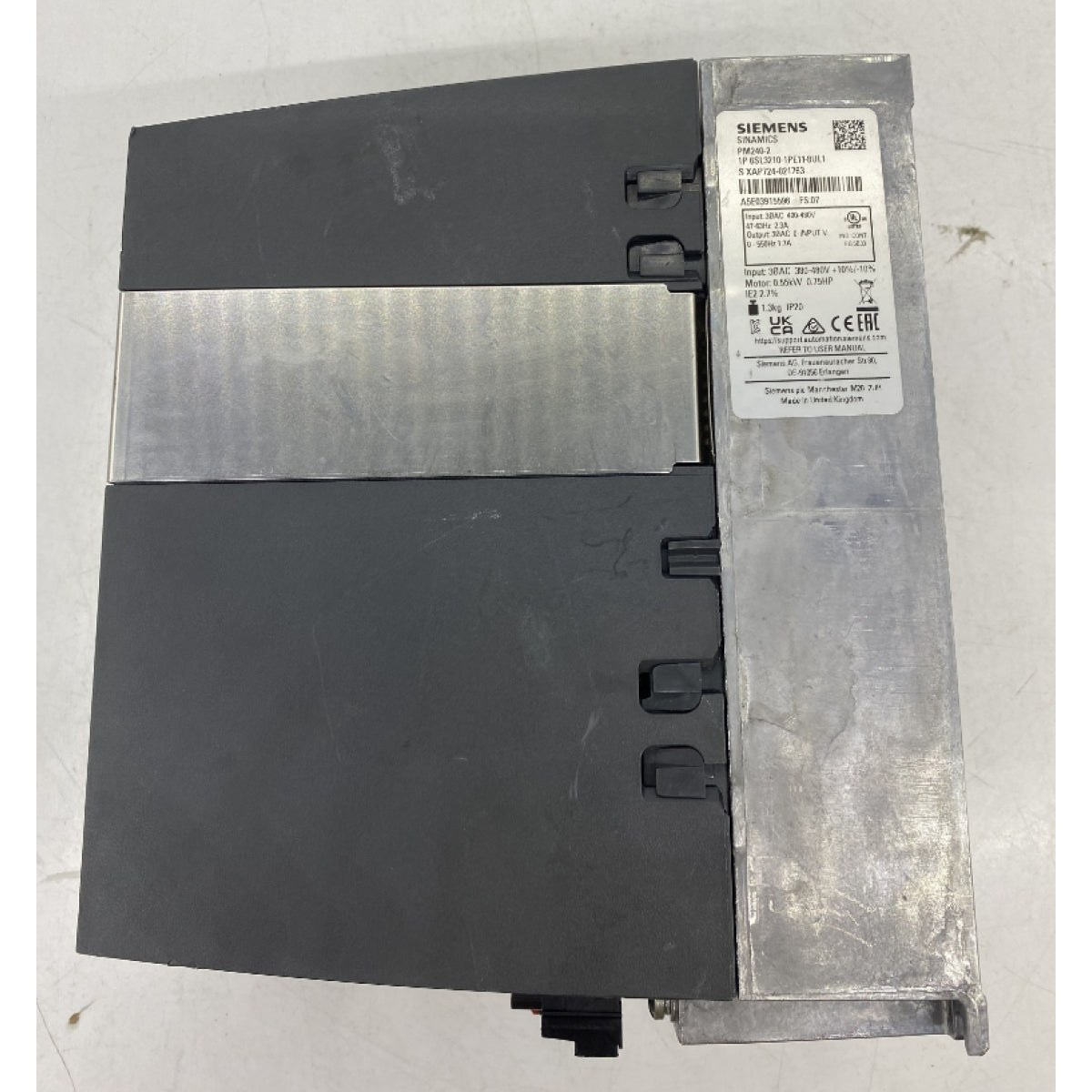 Siemens 6SL3210-1PE11-8UL1 AC Sürücü Güç Modülü 0.55KW 380W