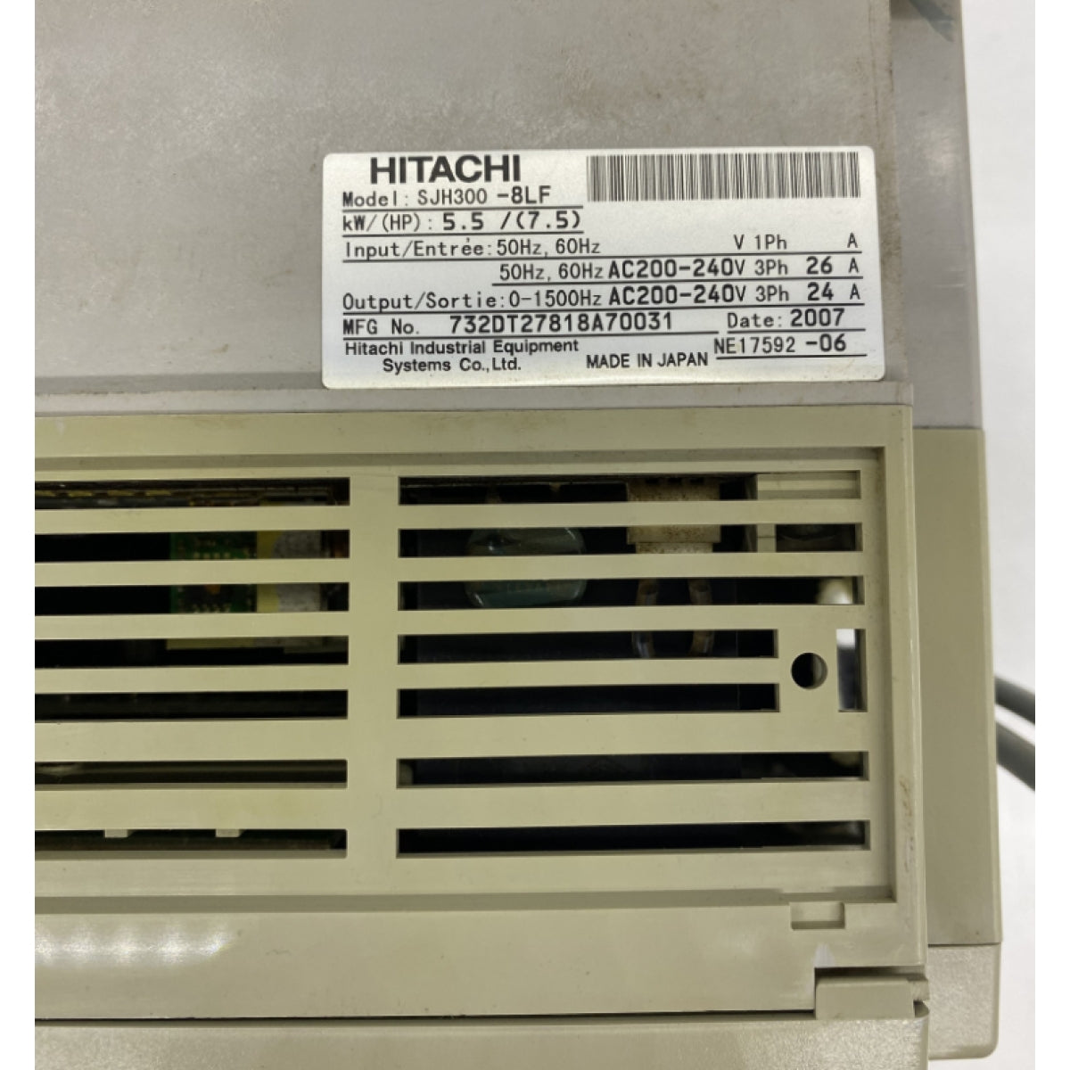 Hitachi SJH300-8LF Sürücü Frenleme Ünitesi 5.5KW 220V