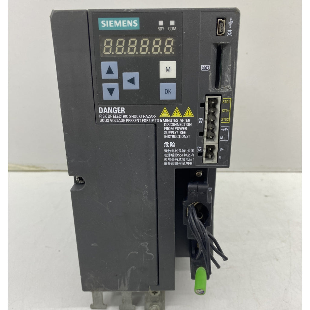 Siemens 6SL3210-5FE11-5UA0 Servo Sürücü 380V 1.75KW
