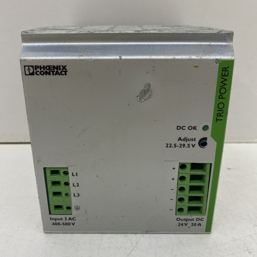 Phoenix Contact TRIO-PS/3AC/24DC/20 Endüstriyel Güç Kaynağı 380V 20A