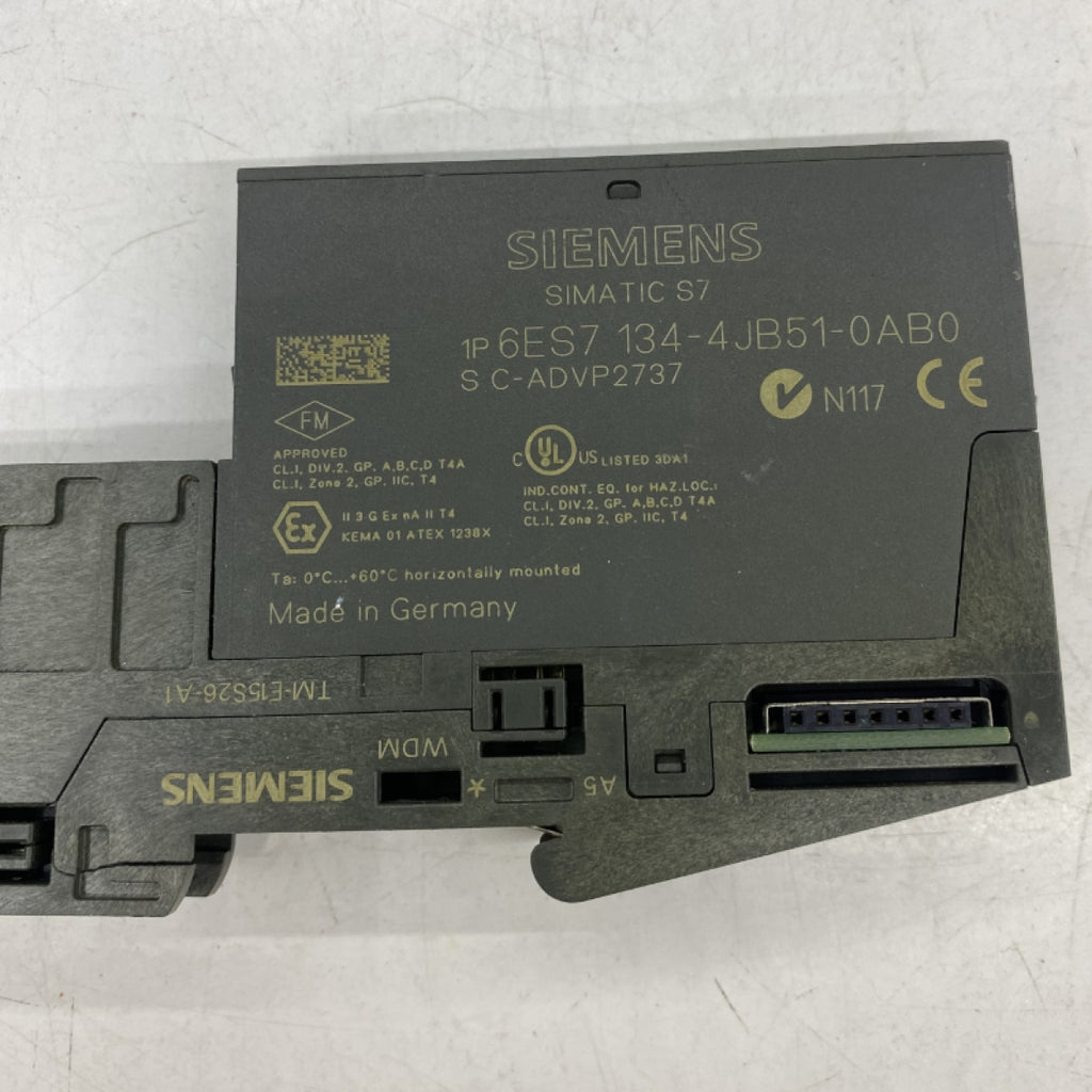 Siemens 6ES7 134-4JB51-0AB0 PLC RTD Sicaklik Modülü