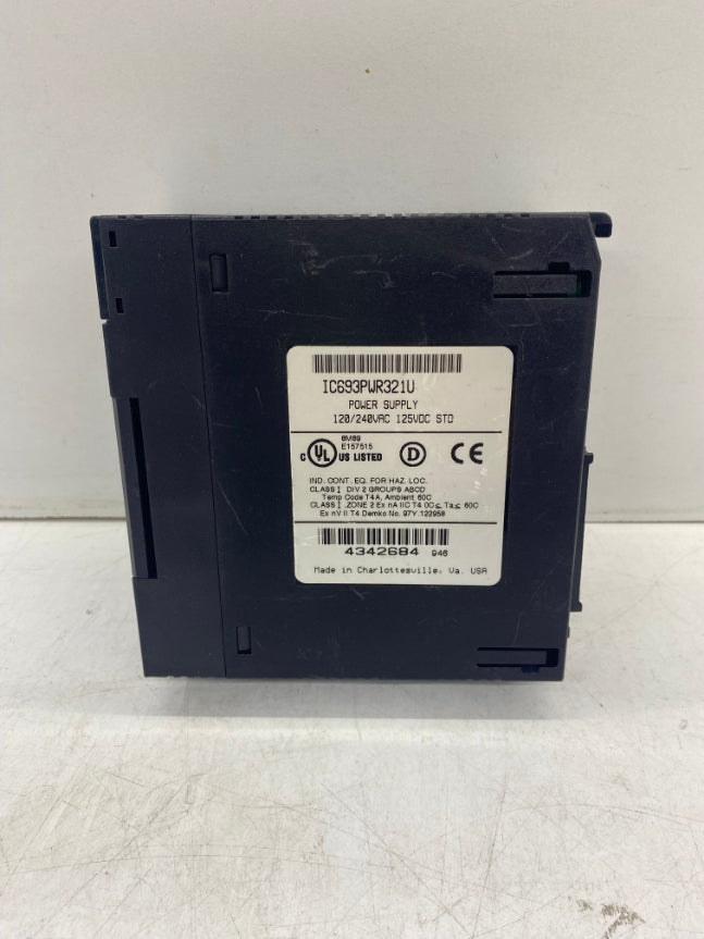 Ge Fanuc IC693PWR321U PLC Güç Kaynağı