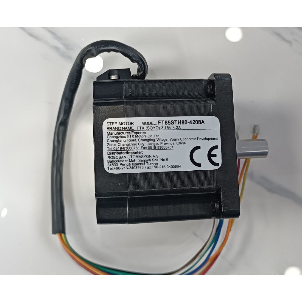 Robosan FT85STH80-4208A Step Motor
